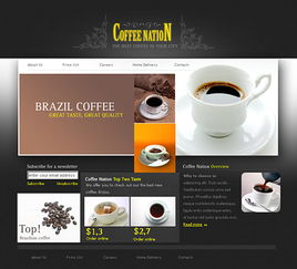 歐美食品類網站界面設計欣賞